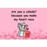 Literally Miami Postcard: Heart Race