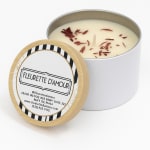 Handmade Floral Soy Candle 4oz