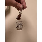 More Coffee Please Keychain