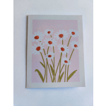 Beautiful greeting card, Floral print