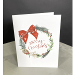 Watercolour Card - Merry Christmas