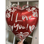 Large I love you Mylar