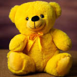 Bumblebee Yellow Bear (9" sitting)
