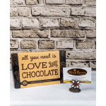 Assorted Chocolates/Caramels - "All you need is Love & Chocolate"