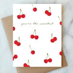 Sweet Cherries Greeting Card