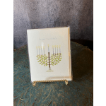 Glowing Menorah Hanukkah Card