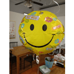Get well smiley face balloon