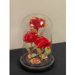 Red Three Roses Dome