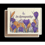 In Sympathy Crocuses - Plantable Wildflower Seed Card