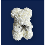 Rose Teddy Bear Ivory