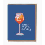 Scratch & Sniff Aperol Spritz Birthday Greeting Card