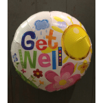 Air Filled Get Well Soon Mylar Balloon