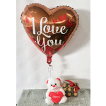 Bear, Mylar, Chocolates Bundle