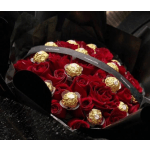 real chocolate flower pick