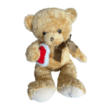Heart-Shaped Plush Teddy Bear