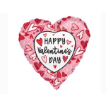 1-Happy Valentine's Day Balloon