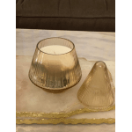 Tree Shaped Candle Jar in Gold