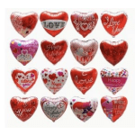 Valentines Love Mylar Balloons (1 Unit)