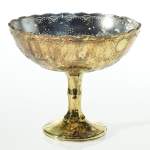 Tall Gold Compote