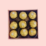 Rocher Chocolate on Pink Box