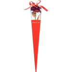 Eternal scarlet rose