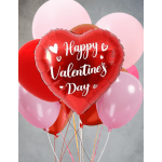 Valentine’s balloon bouquet