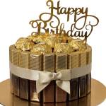 Birthday cake with Merci and Ferrero