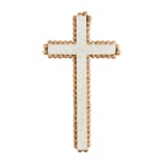 MED Gold Beaded Cross Sitter