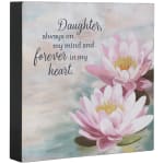 Loss of Daughter Comfort Plaque Sitter