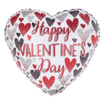 #10 Happy Valentines Day Mylar