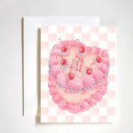 Valentine's Day Cake Card