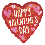 Happy Valentine's Day Mylar Balloon