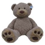 37" Taupe Bear with Foot Pads