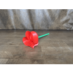 3D printed rose heart