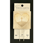 Plant Thoughts "Watercolor Cross Heart"