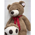 36" Large Brown Teddy Bear with Bow