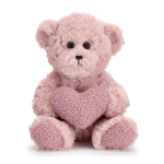 Mauve Pink With All My Heart Bear