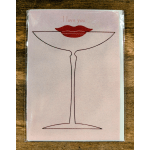 Valentine Lips Card
