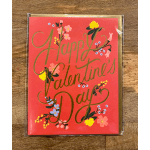 Happy Valentine's Day Flower Card