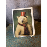 Dapper Polar Bear Card