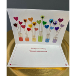 Papyrus Heart Vase Valentine Card