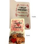 Valentines greeting card