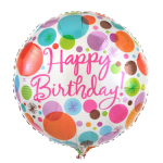 Happy Birthday 18" Balloon