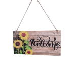 Sunflower Welcome Sign