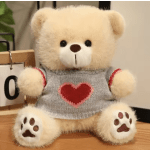 Teddy Bear with Heart Sweater ️