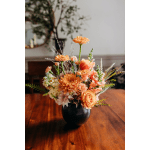 Small Ceramic Flower Arrangement- Dark & Moody