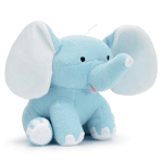 13" Sitting Blue Elephant (LOCAL DELIVERY AND PICK UP ONLY)
