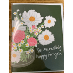 Greeting Card- So Incredibly Happy for You