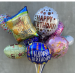 Small Happy B-Day Balloons