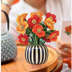 Mini French Poppy Pop-Up Card